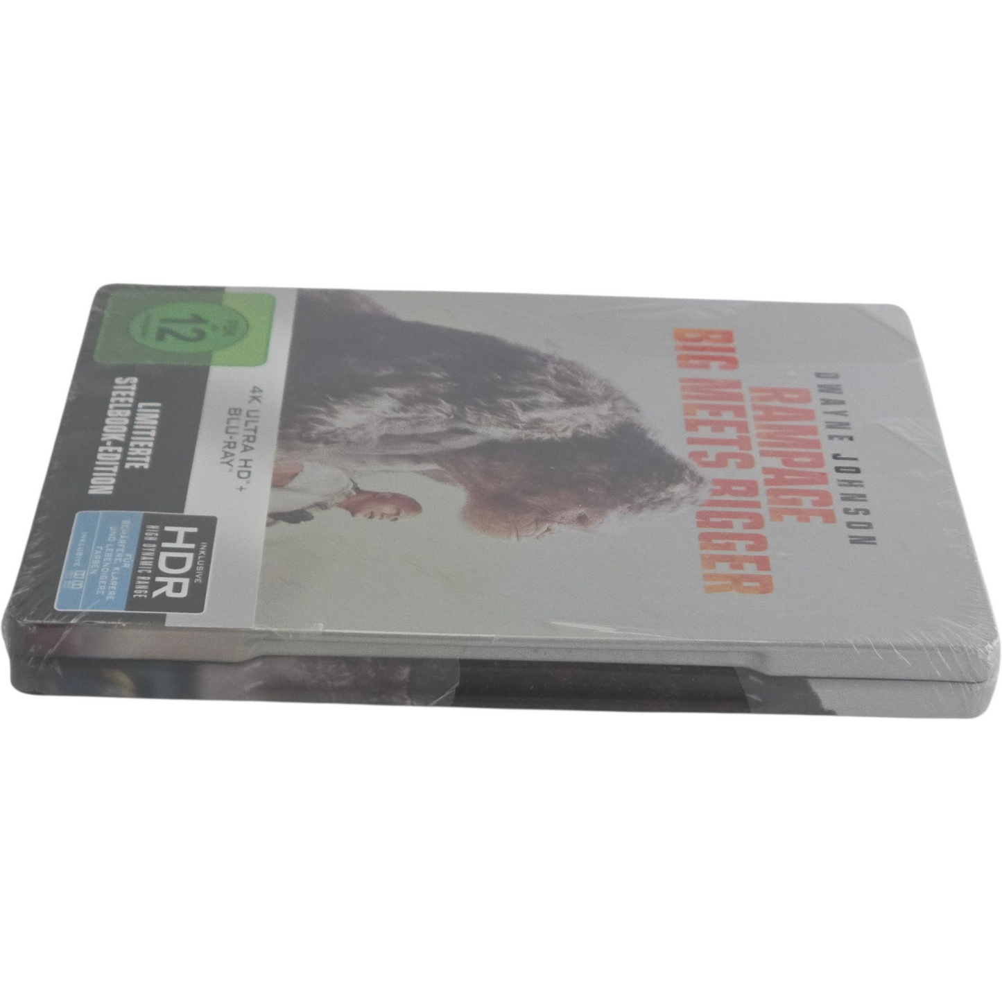 Rampage Steelbook 4K Ultra HD + Blu-ray  Dwayne Johnson Zone B