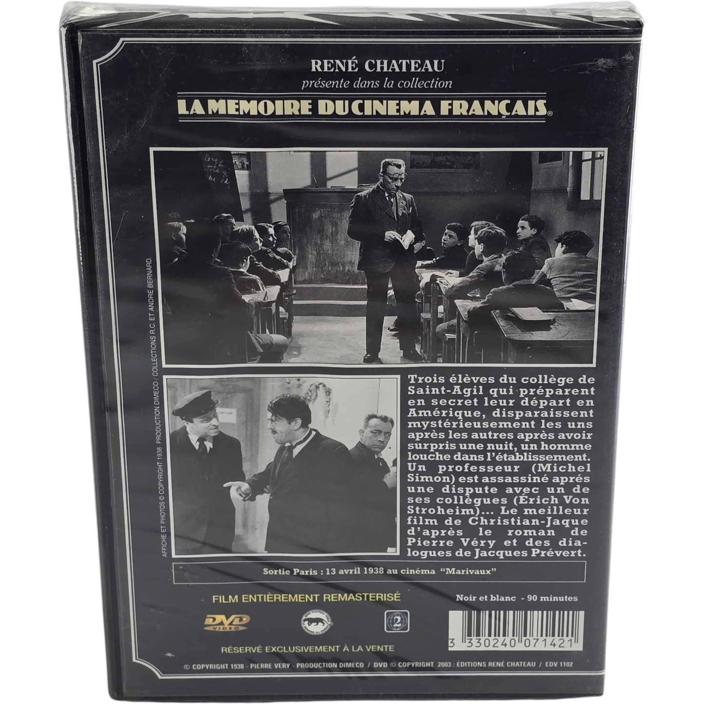 Les Disparus de Saint-Agil DVD Christian-Jaquet Erich von Stroheim -Michel Simon