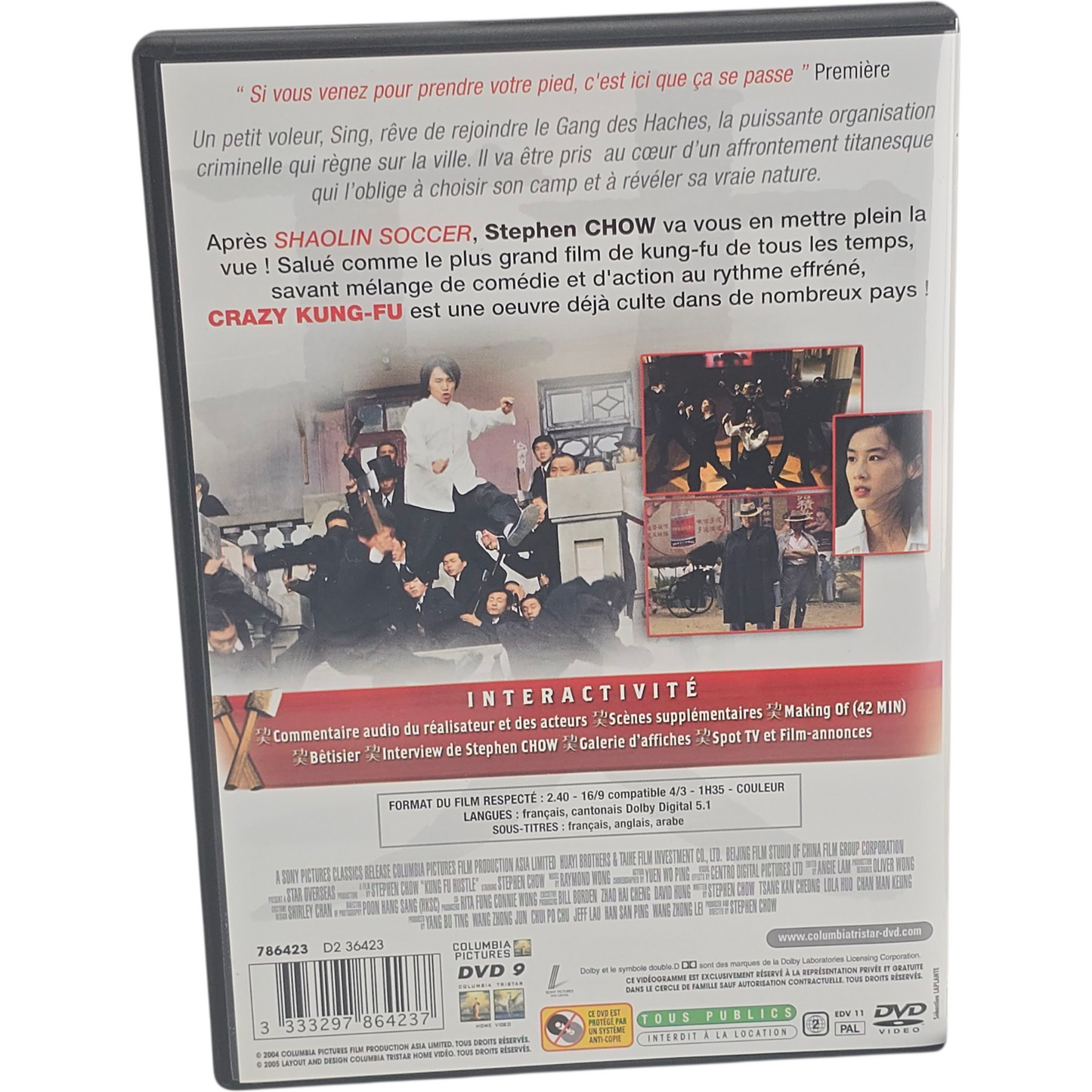 Crazy Kung - Fu DVD Édt Limitée numérotée à 2500 ex Stephen Chow Zone 2