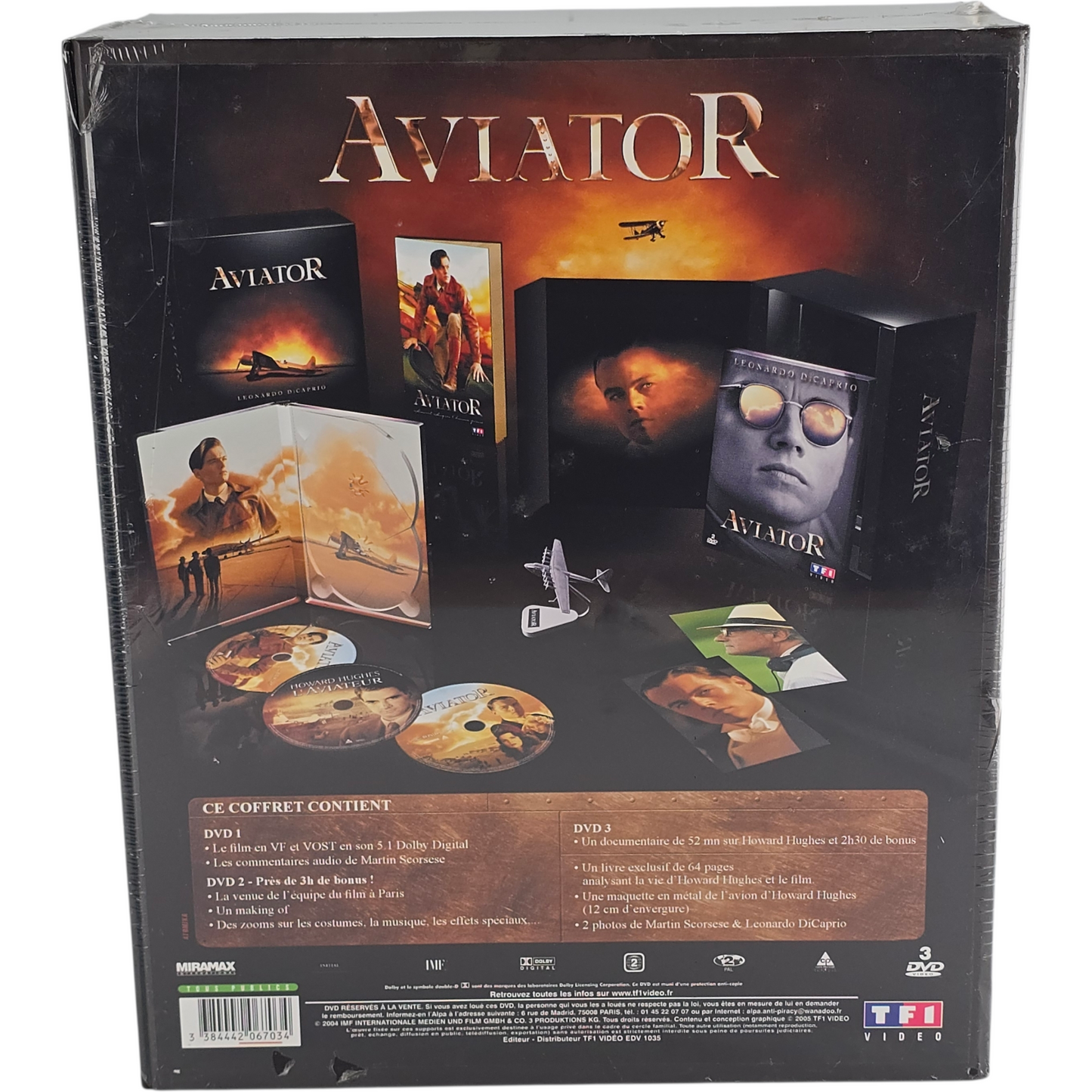 The Aviator DVD SteelBook Super Collector, Ed. Limitée DiCaprio Zone B