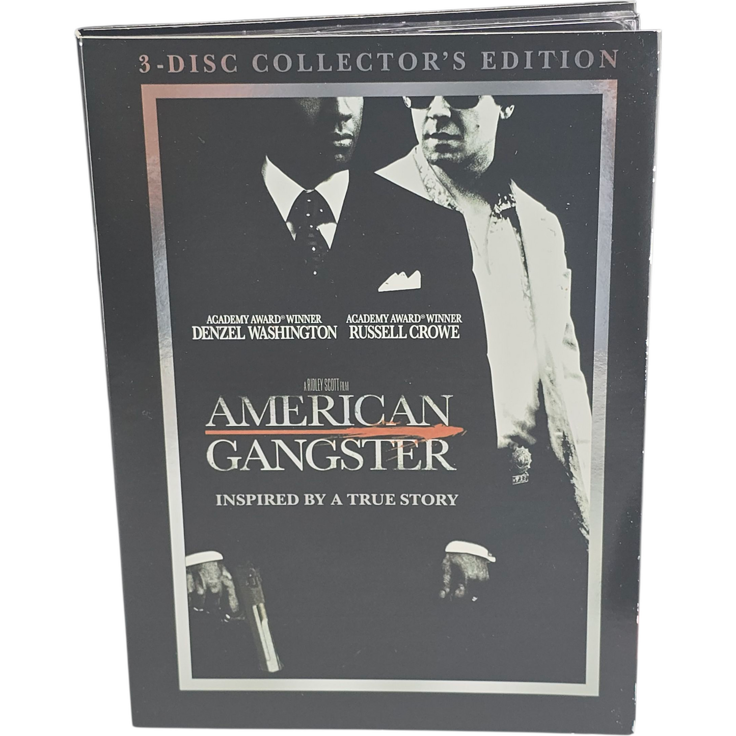American Gangster DVD DigiPack 3 Disc Collector's  Ridley Scott -18 Zone 1