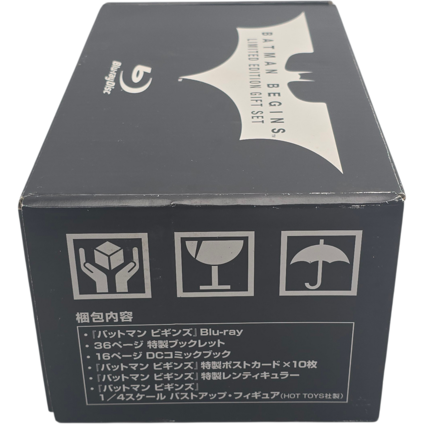 Batman Begins Blu-ray Gift Set + 1/4 Bust Hot Toys Ltd Edit Japan Rare Collector