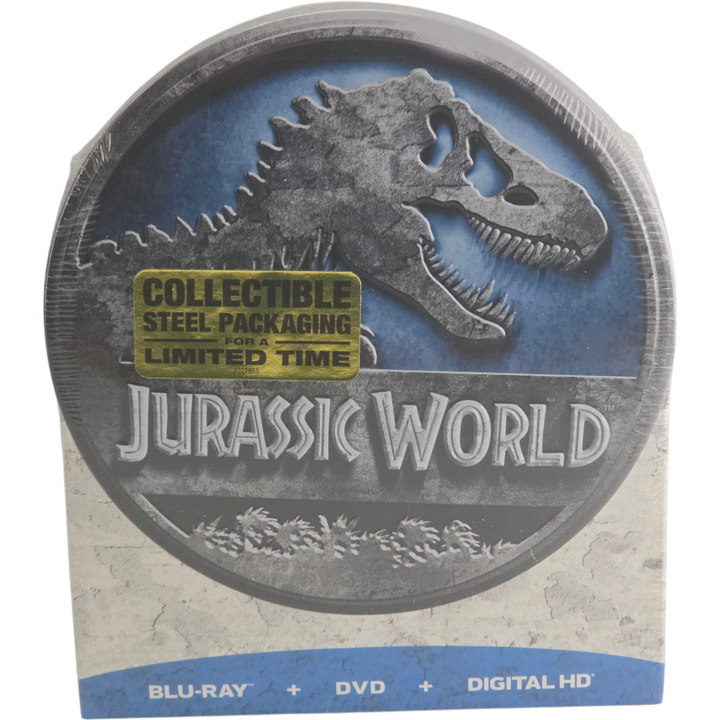 Jurassic World (2015)  Blu-ray Boîtier arrondi collector Metal Débossé  Zone A