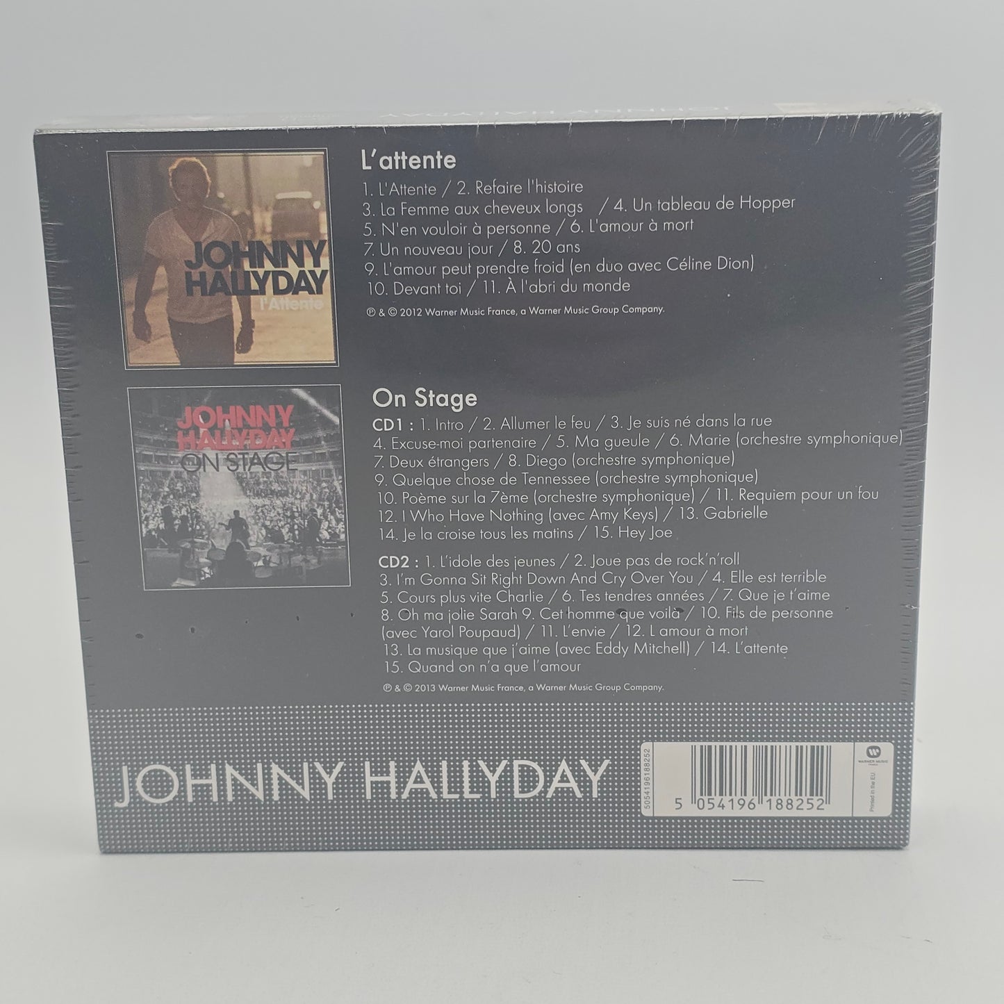Johnny Hallyday L'Attente On Stage Coffret 3 CD Édition Limitée Rock Français