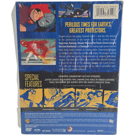 Justice League Unlimited: 4 DVD DigiPack Season 2 DC Comics Zone 1