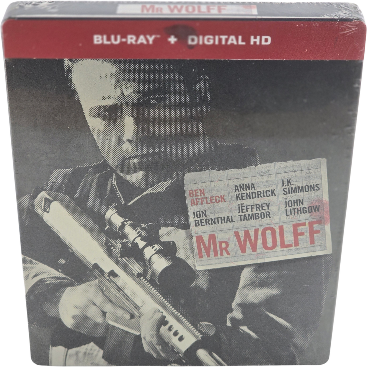 The Accountant  Mr Wolff Steelbook Blu-ray Édit limitée Ben Affleck 2017 Zone B