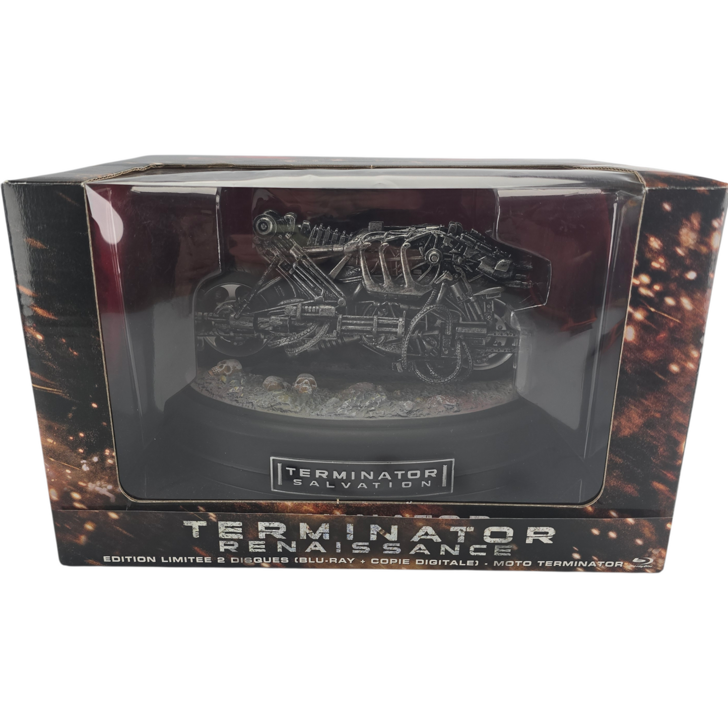 Terminator : Renaissance Blu-ray +DVD Coffret avec moto Collector  Zone B