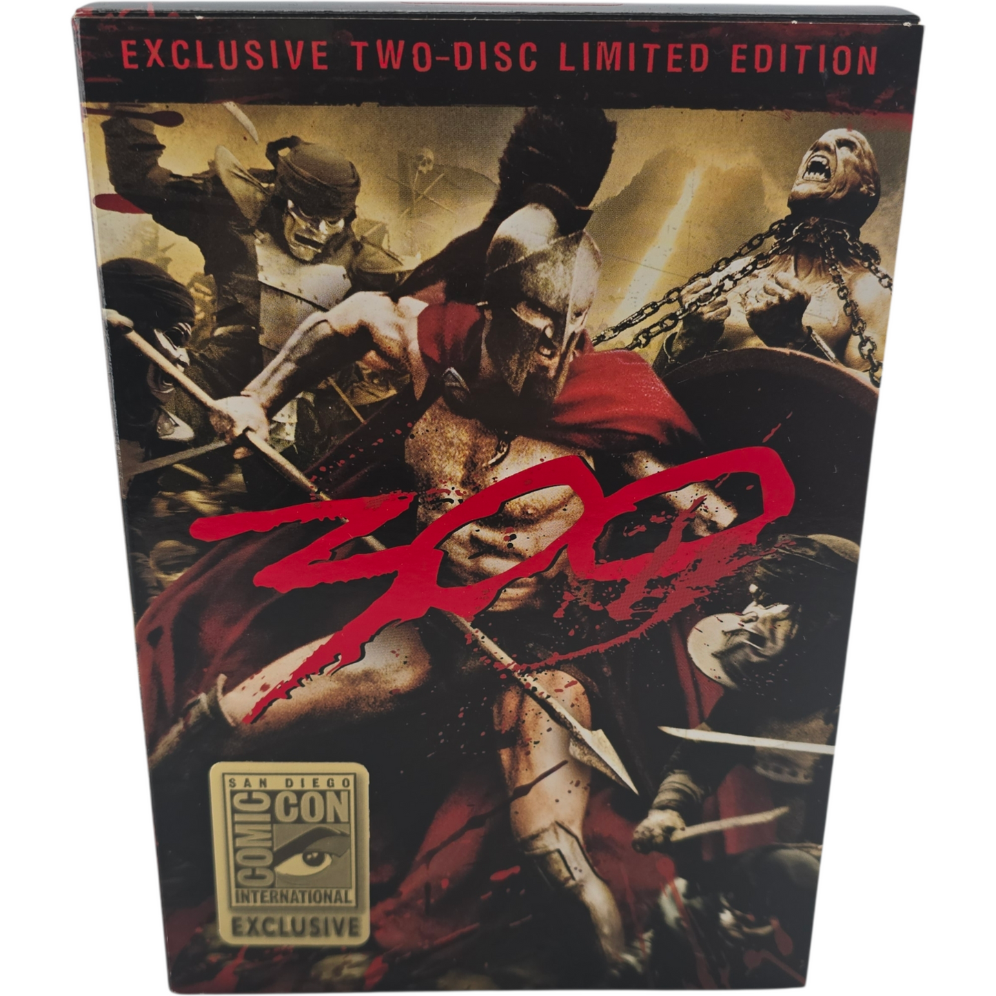 300 DVD Collector's Boîtier Collector avec figurine/masque spartiate Zone A