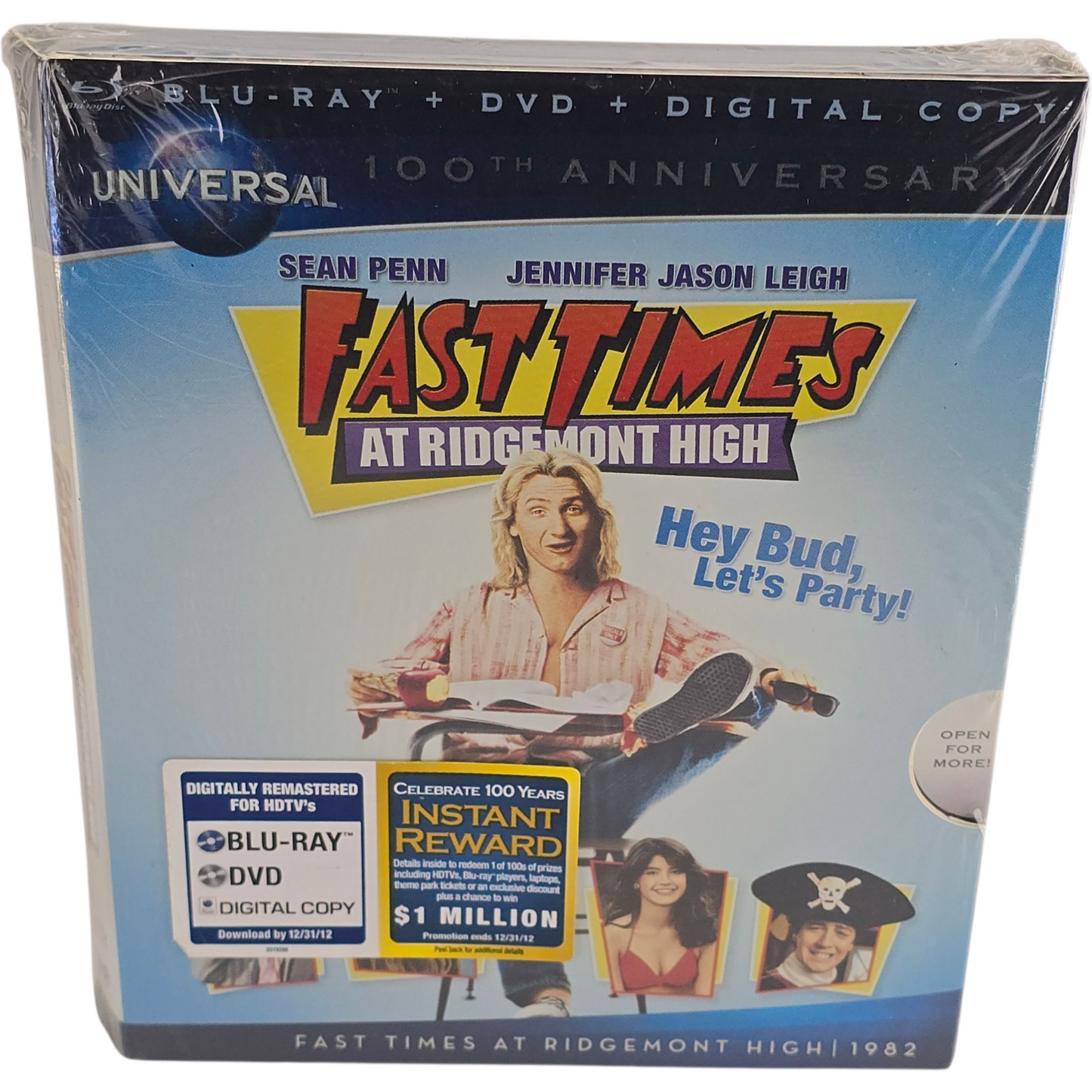 Fast Times at Ridgemont High Blu-ray + DVD  Sean Penn Zone 1 US Import