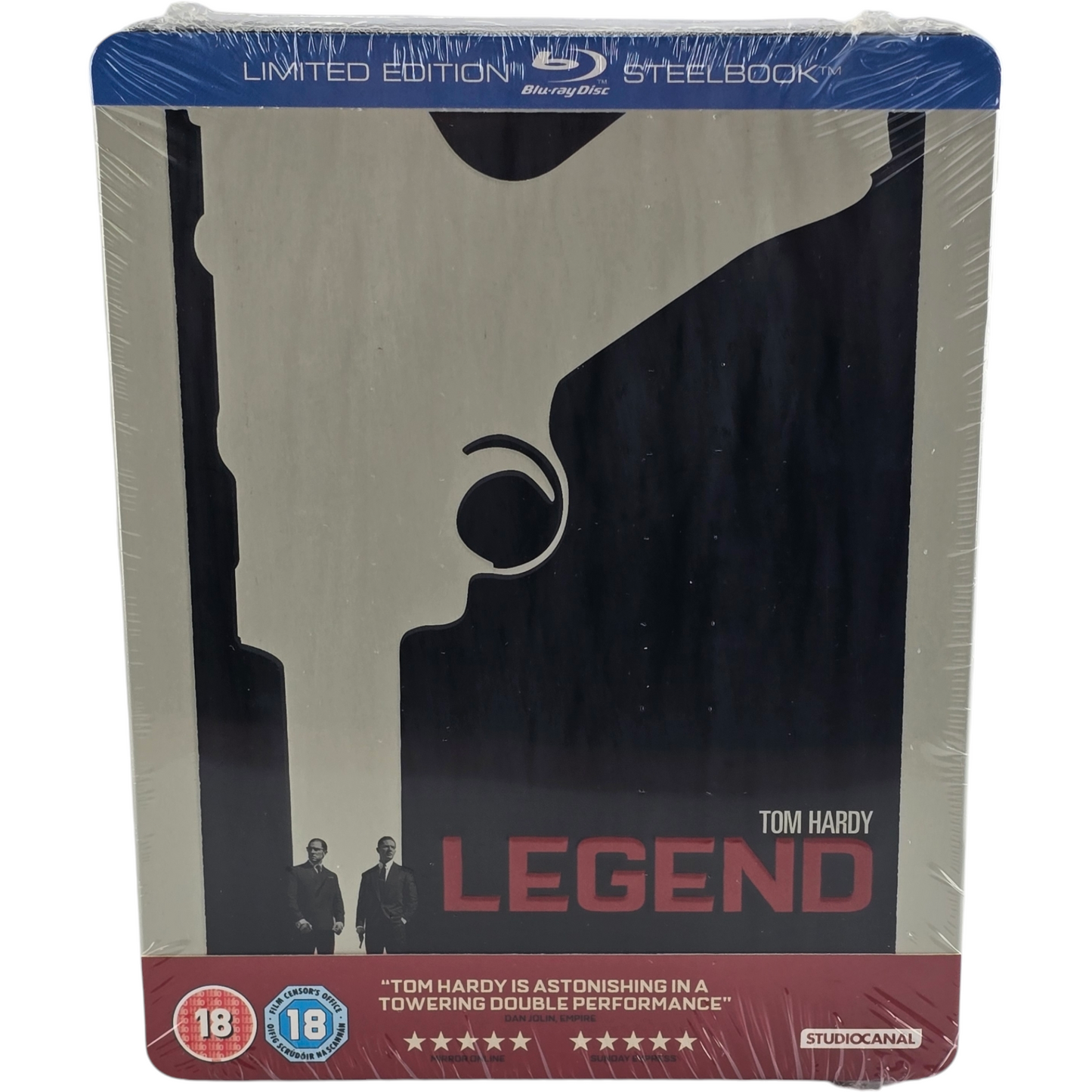 Legend Blu-ray Steelbook titre Débossé Zavvi Exclusive limité Tom Hardy B[-18]