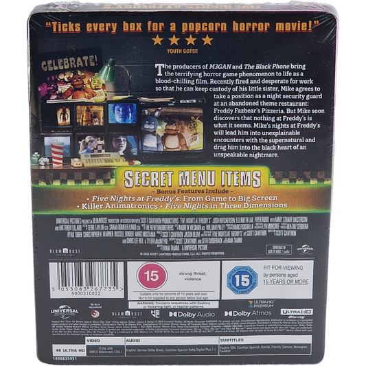 Five Nights at Freddy’s – SteelBook 4K Ultra HD + Blu-ray – vue 3