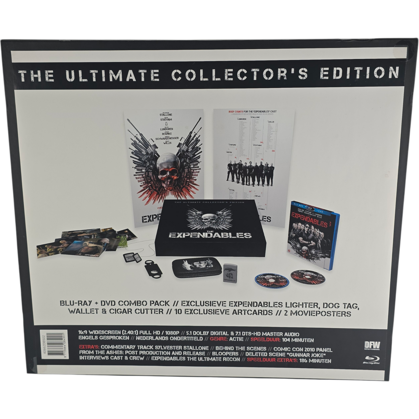 The Expendables – The Ultimate Collector's Edition (Blu-ray + DVD)  Zone B