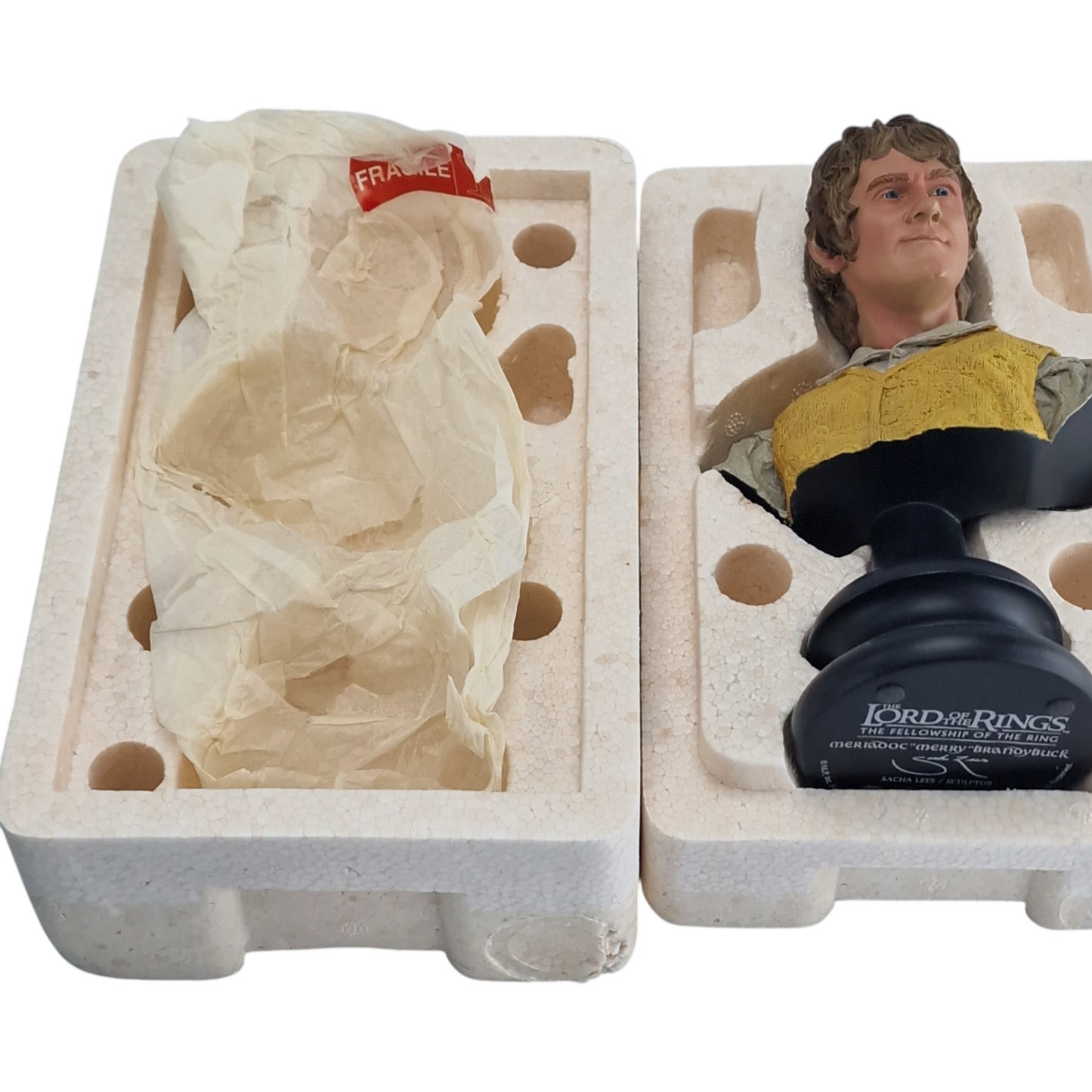 Seigneur des Anneaux Buste Resine Mriadoc Merry Brandybuck Sideshow Weta  Polystone