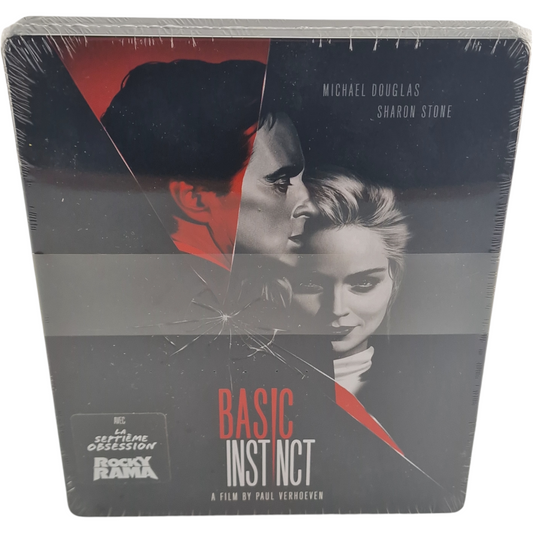 Basic Instinct 4K Ultra HD + Blu-ray Steelbook Débossé Douglas, Sharon Stone B Zone Édition limitée