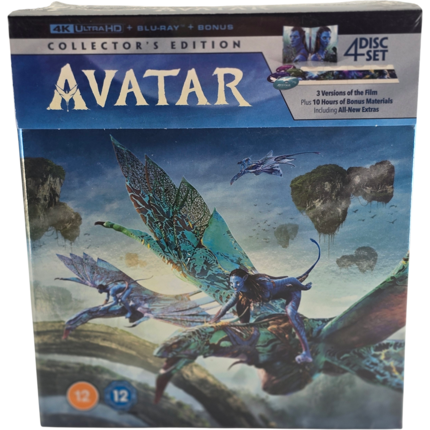 Avatar DigiPack 4K Ultra HD + Blu-ray Collector's Edition 4 Disques Zone Libre