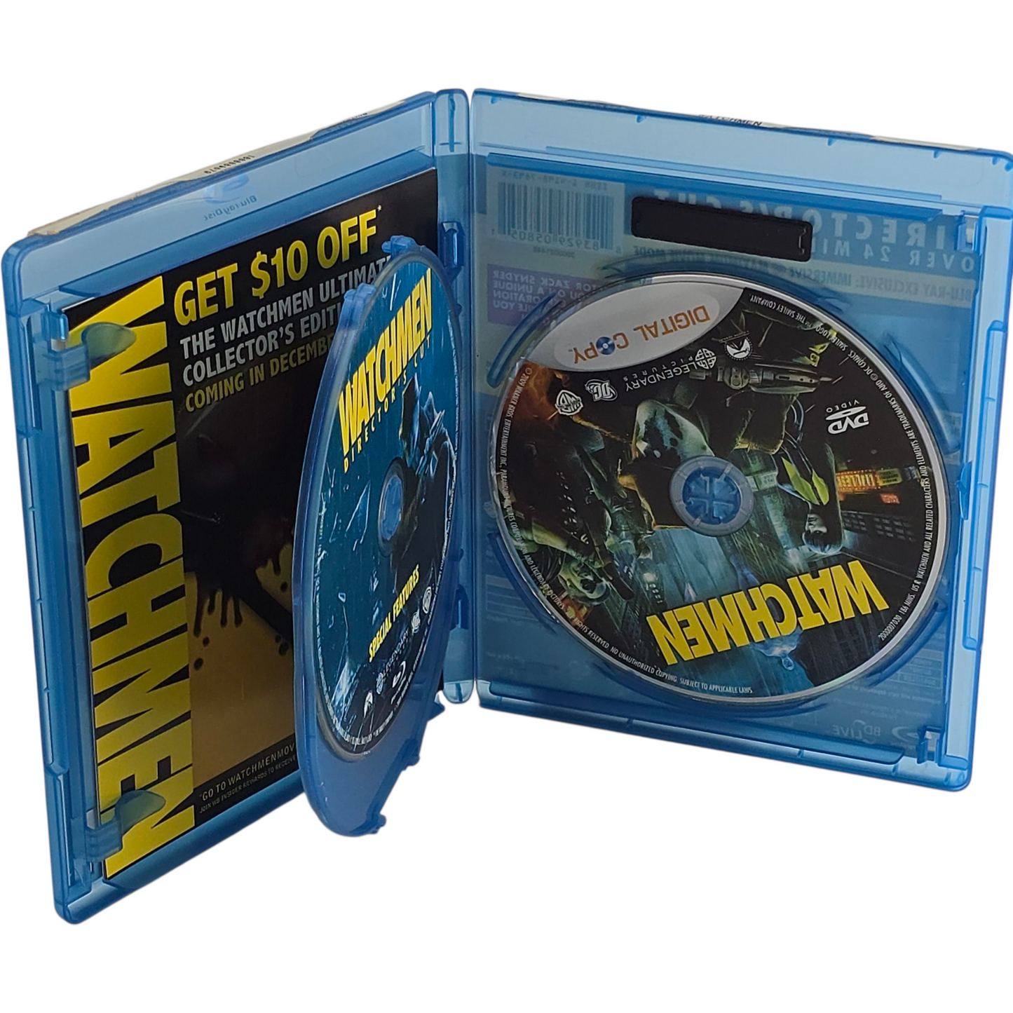 Watchmen Blu-ray + sleeve cover lenticular Director's Cut Zone 1 US Import