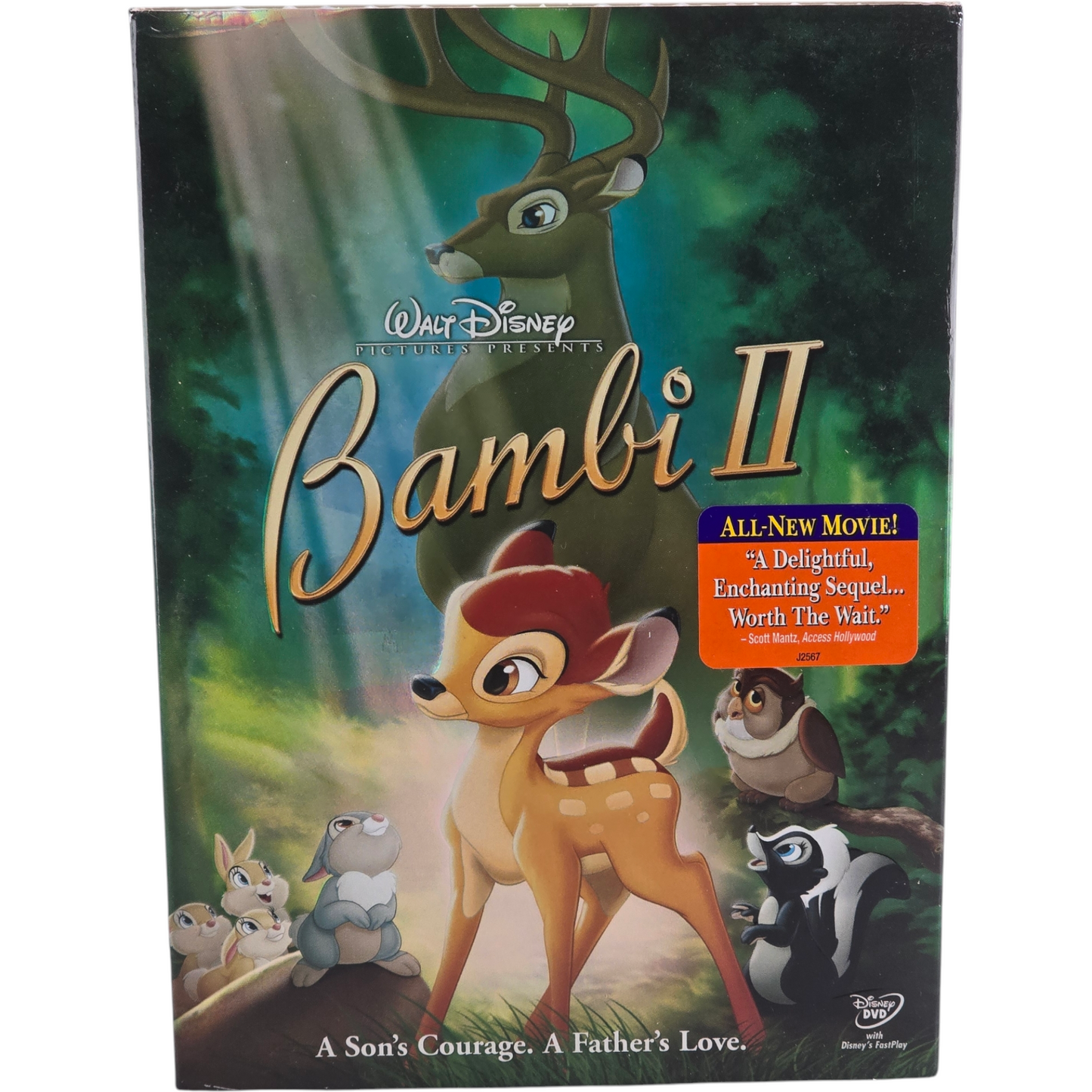 Bambi II  2006 DVD  Walt Disney  Patrick Stewart VF 2006  US Import Zone 1