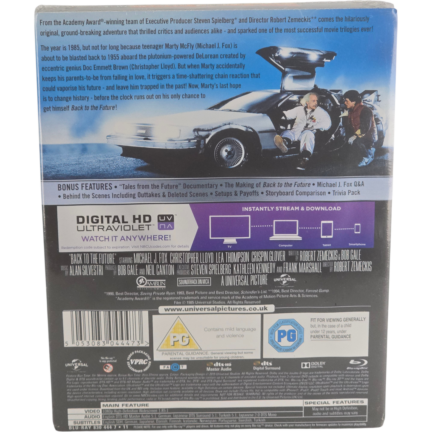 Back to the Future  SteelBook Blu-ray + DVD édt Ltd 3000 Ex Zone Libre
