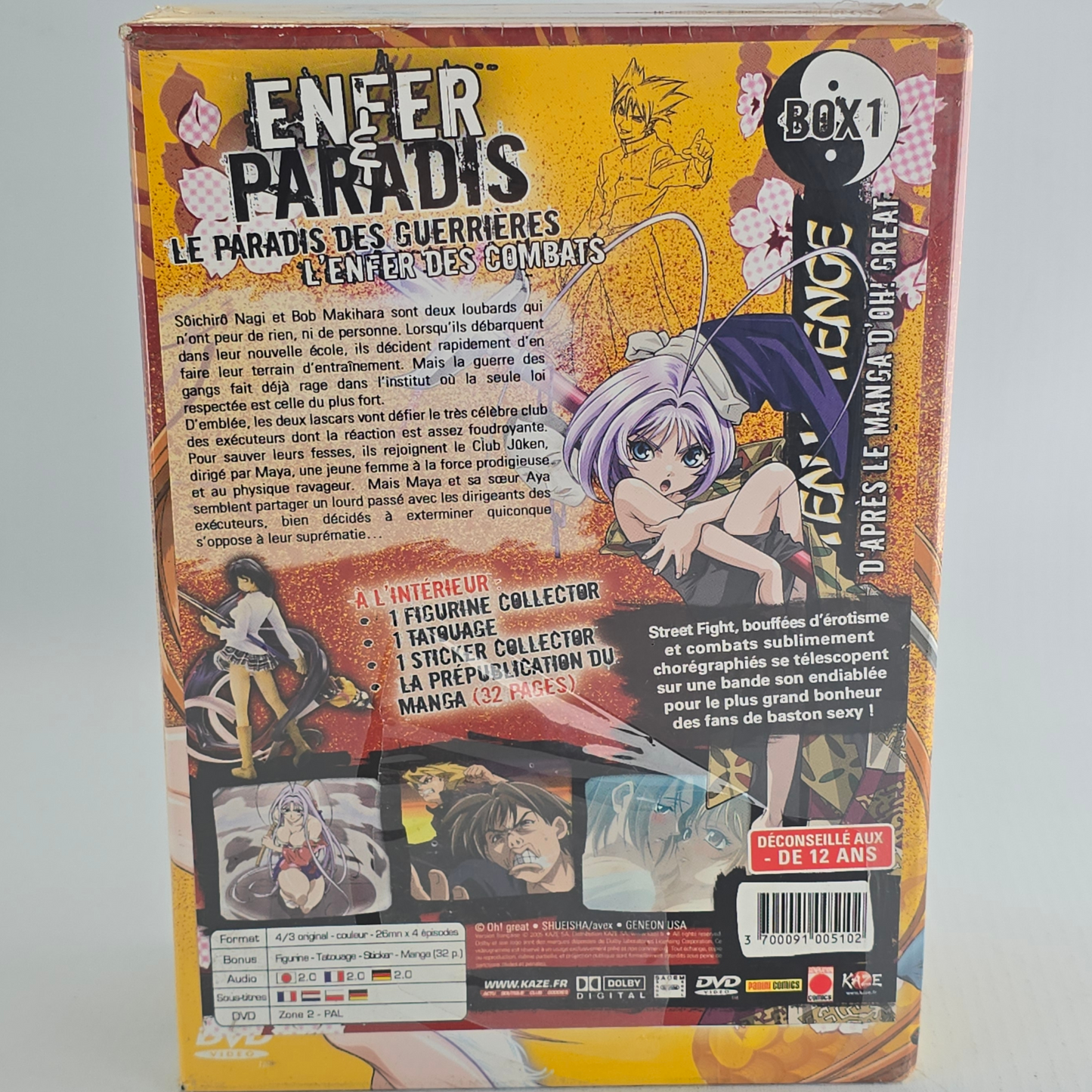 Enfer et Paradis - Vol. 1 - DVD + box de rangement T-shirt Zone 2