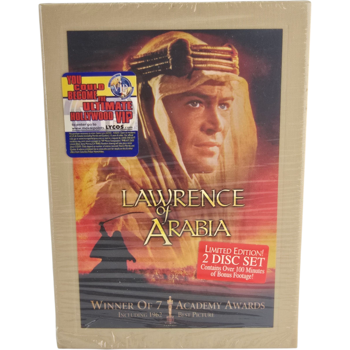 Lawrence of Arabia DVD DigiPack 2-disc Limited Edition Zone 1  Import USA