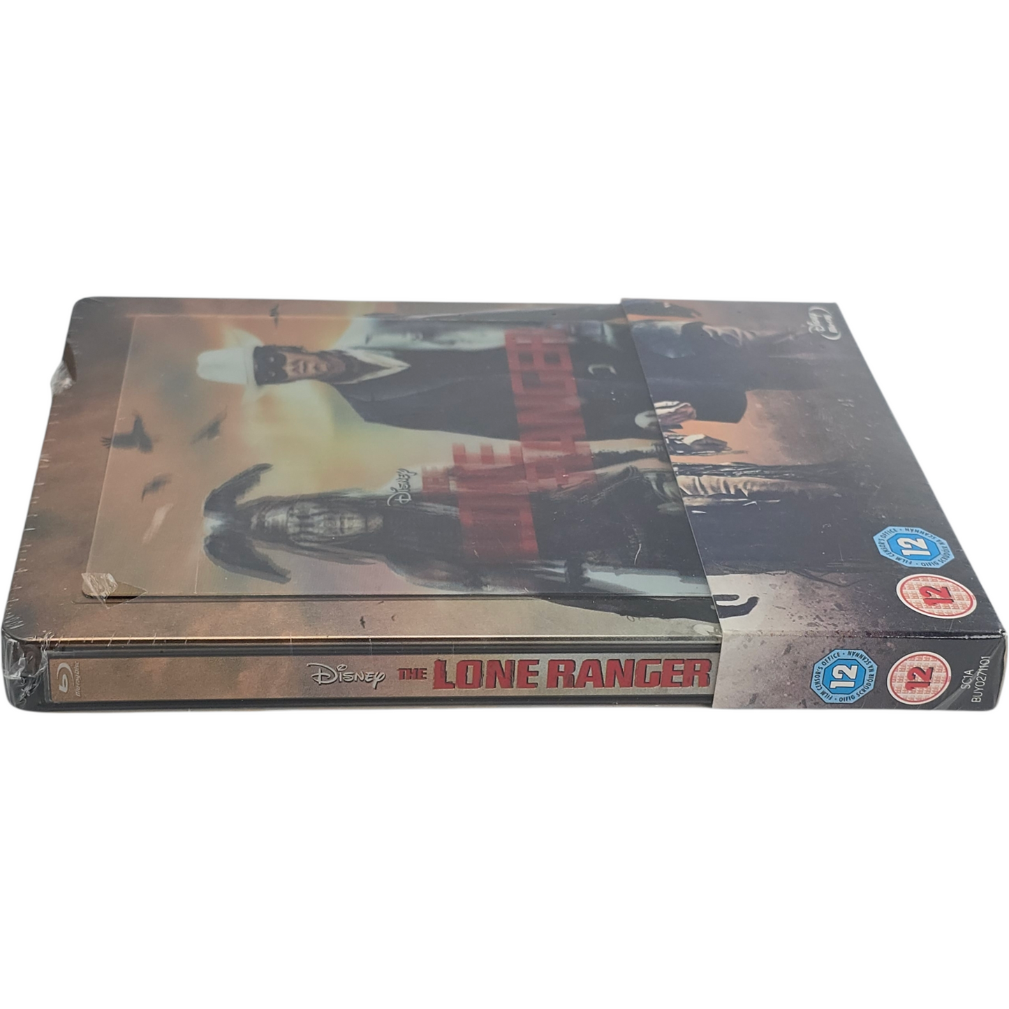The Lone Ranger Blu-ray SteelBook Lenticular Zavvi Johnny Depp Zone B.A