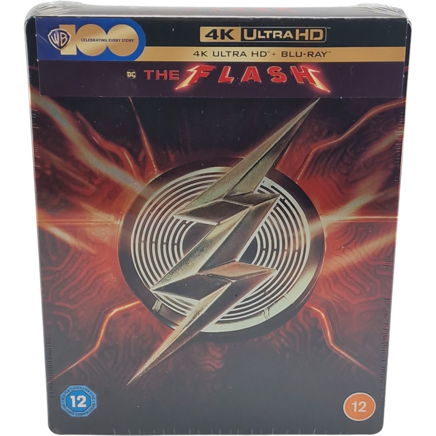 The Flash : SteelBook 4K Ultra HD + Blu-ray édt Ltd Ezra Miller, Michael Keaton