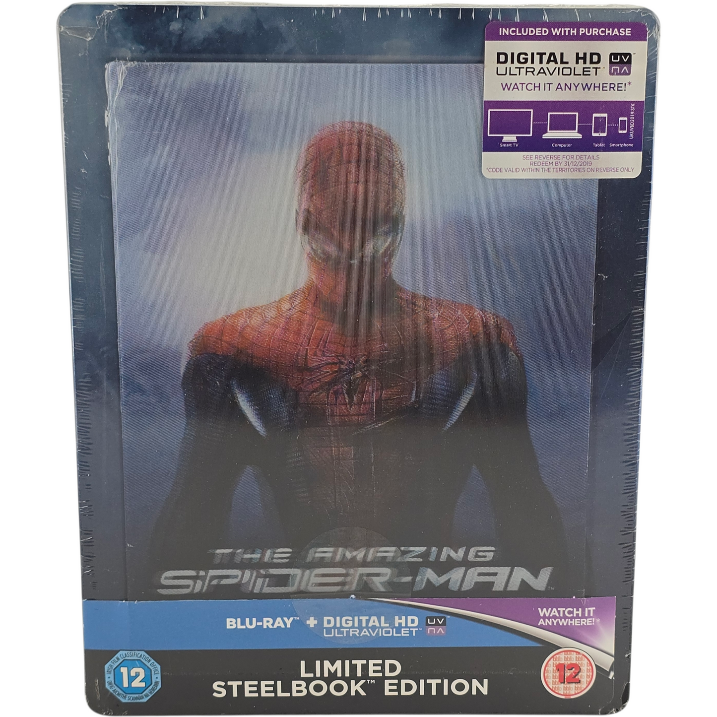 The Amazing Spider-Man Blu-ray SteelBook Lenticulaire Limitée Zone B