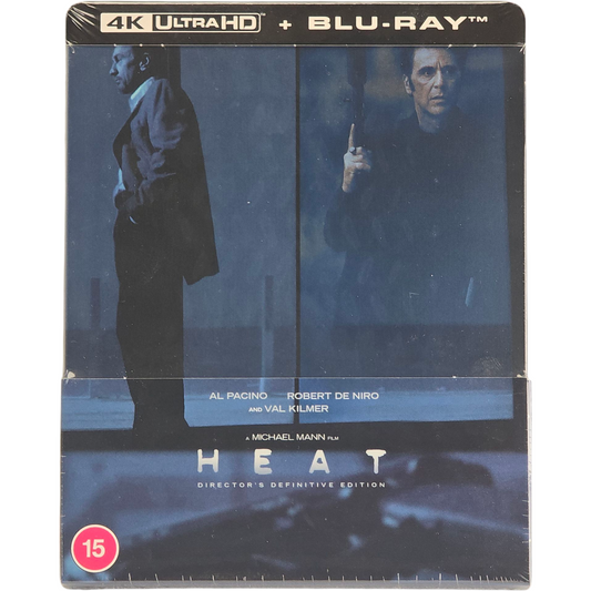 Heat SteelBook 4K Ultra HD + Blu-ray Zavvi Limitée De niro , Al Pacino  Region B