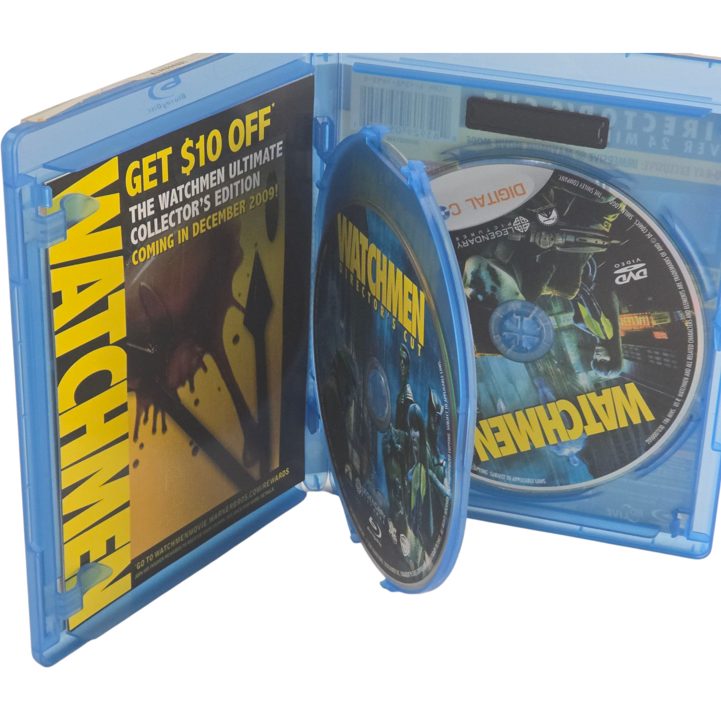 Watchmen Blu-ray + sleeve cover lenticular Director's Cut Zone 1 US Import