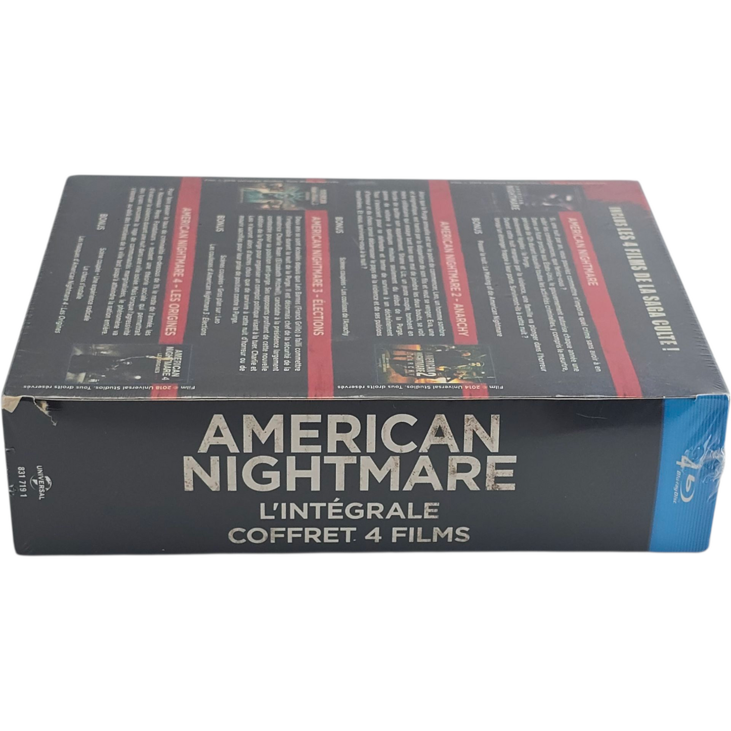 American Nightmare Blu-ray Coffret 4 films:James DeMonaco,Gerard McMurray [-18] B
