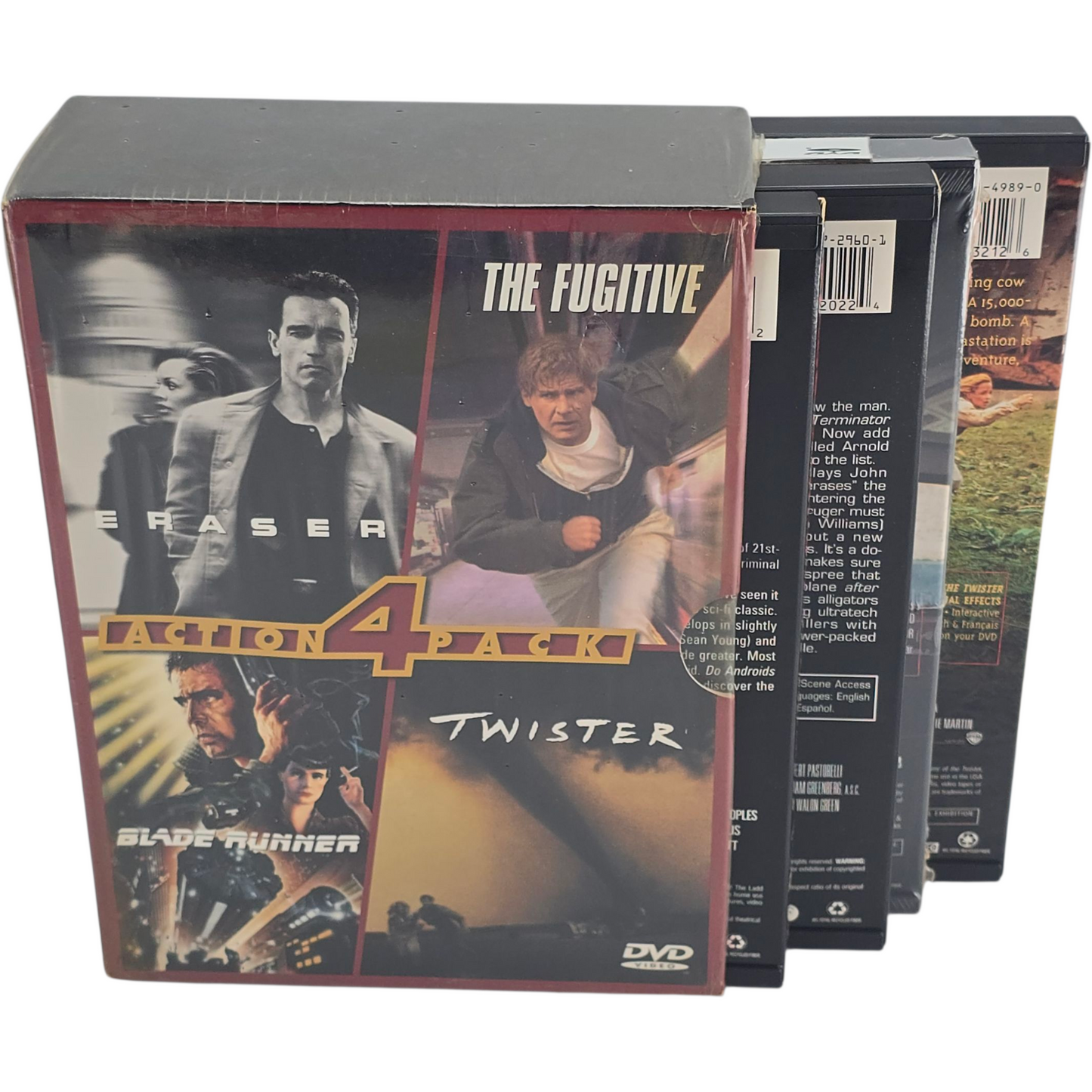 Action 4 Films: Eraser +The Fugitive+ Blade Runner +Twister DVD  Zone 1 US Import