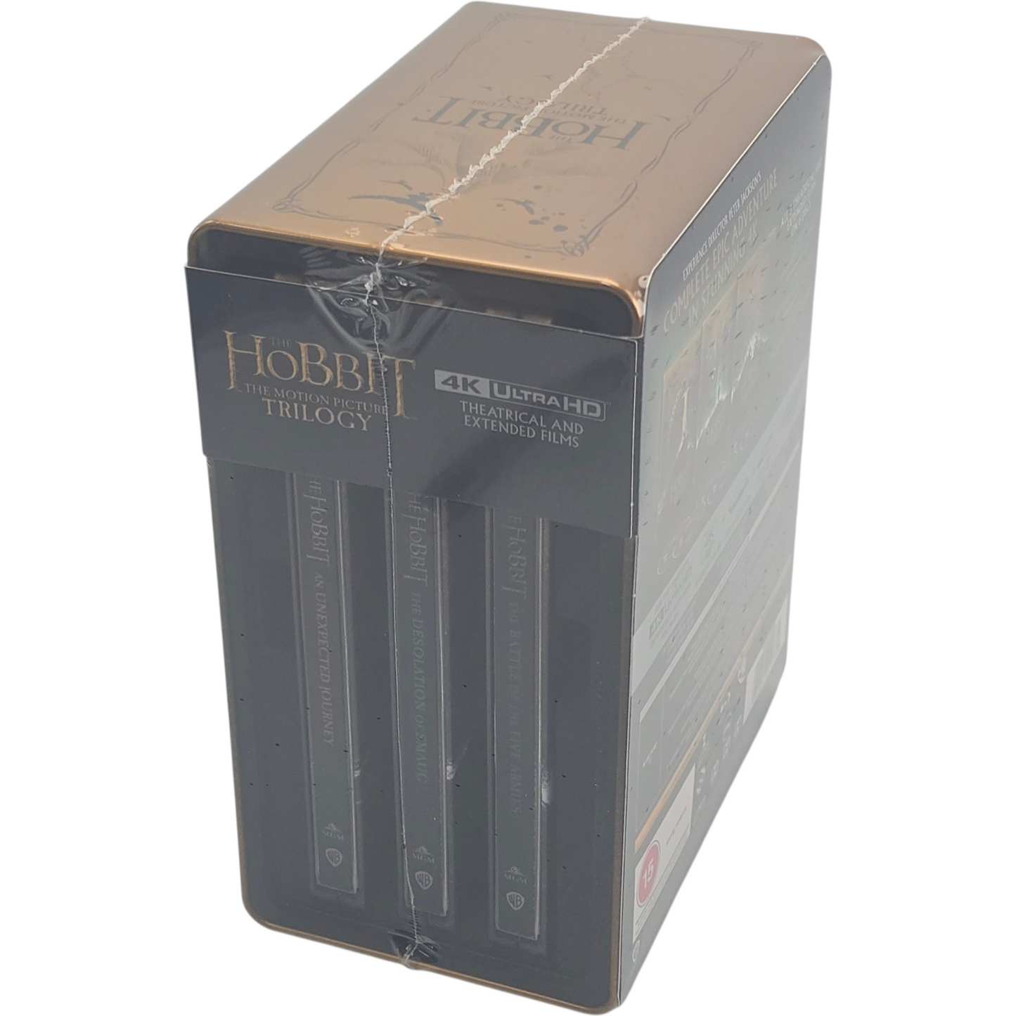The Hobbit: The Motion Picture Trilogy : Steelbook 4K Ultra HD   Extended B