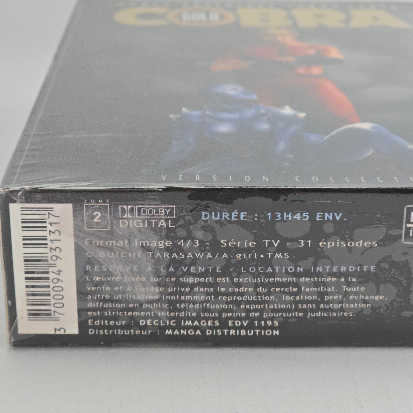 Space Adventure Cobra Coffret DVD intégrale série TV - Édt Collector Gold Zone 2