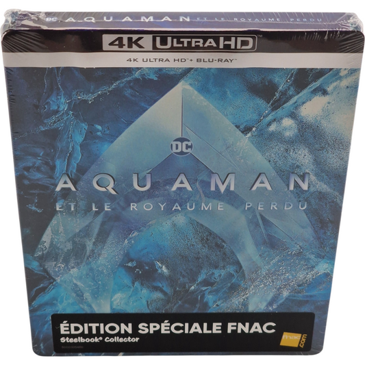 Aquaman et le Royaume perdu : SteelBook  4K Ultra HD + Blu-ray  Fnac Region B