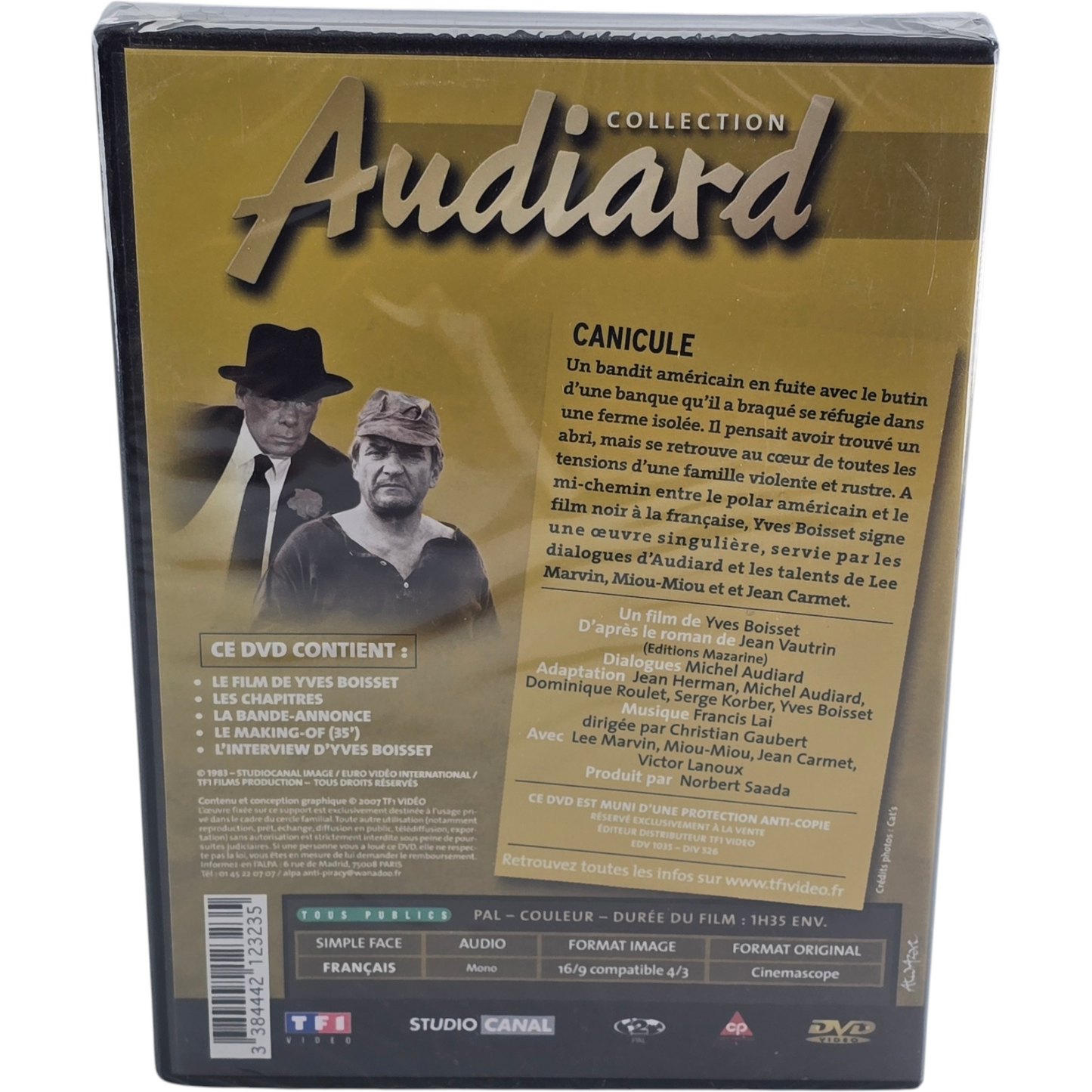 Canicule  DVD   Yves Boisset  Marvin Lee - Miou Miou  Audiard Collection Zone 2