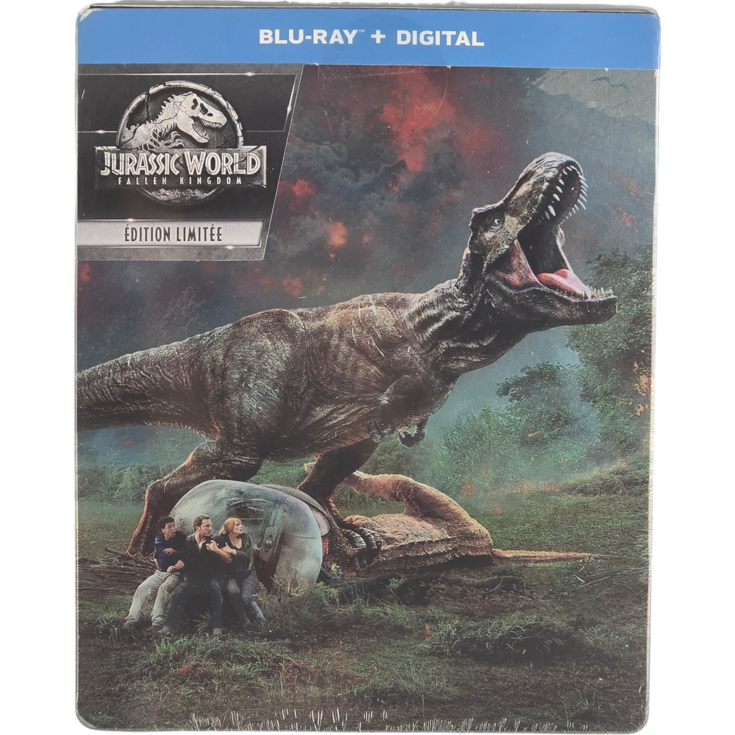 Jurassic World: Fallen Kingdom SteelBook Blu-ray Chris Pratt J.A. Bayona 2018  B