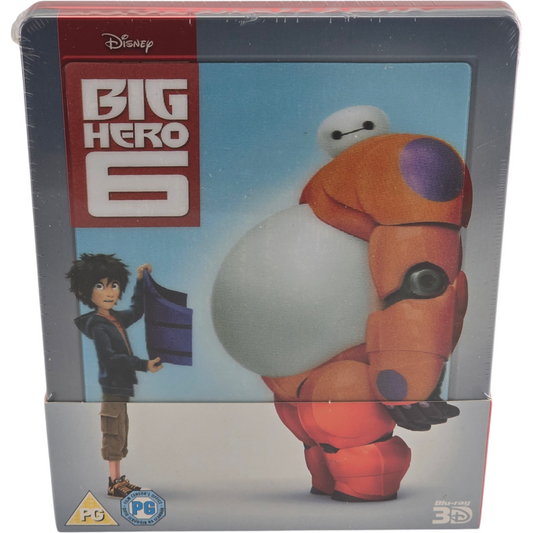 Big Hero 6 Steelbook Blu-ray 3D +2D Disney Zavvi exlusif lenticulaire 2017 Libre