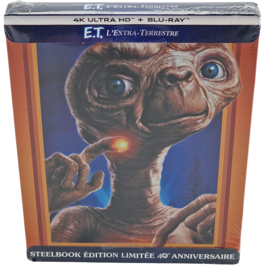 E.T.:L'Extra-Terrestre 1982 SteelBook 4K Ultra HD + Blu-ray  Steven Spielberg B