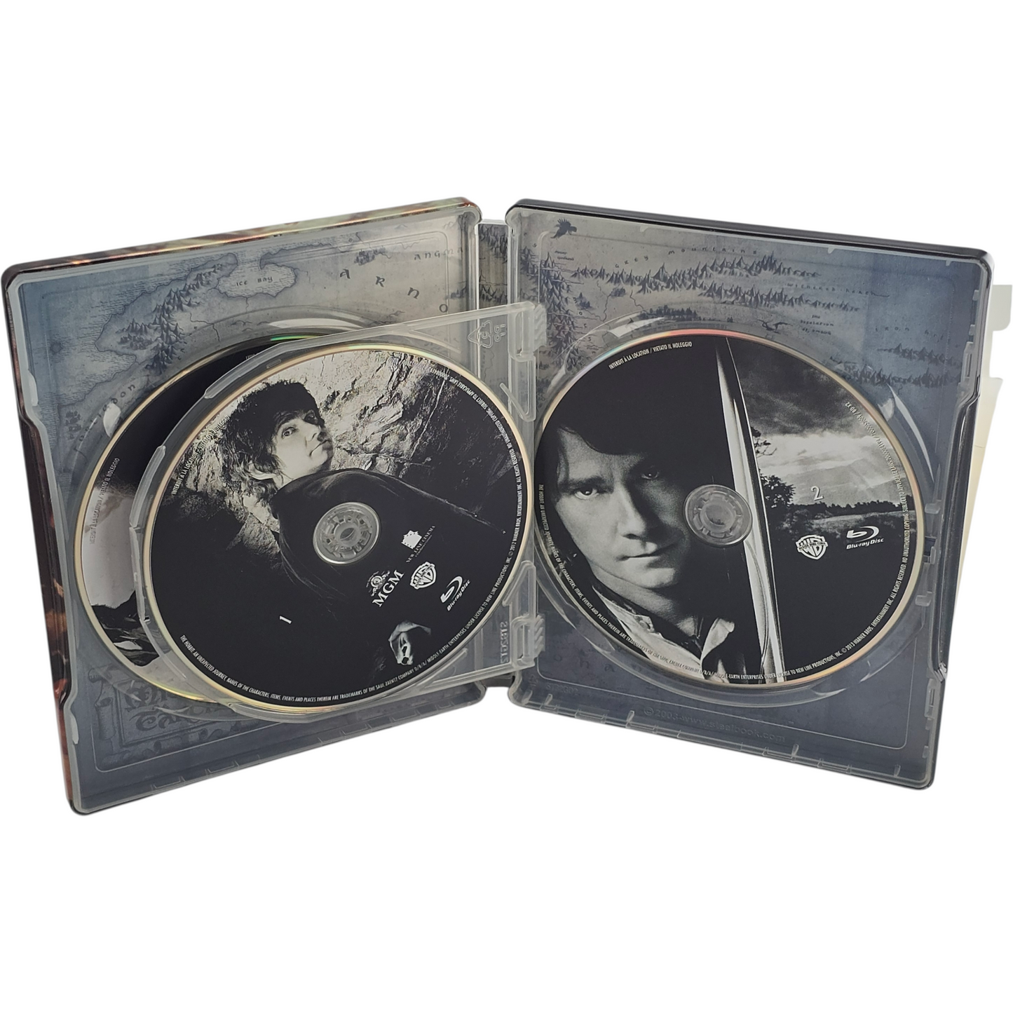 The Hobbit : An Unexpected Journey Gandalf SteelBook Blu-ray + DVD  Lenticular B