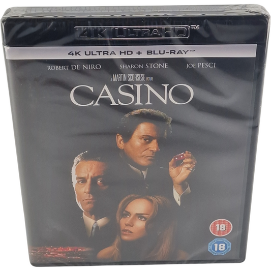 Casino  4K Ultra HD + Blu-ray Robert De Niro, Sharon Stone [-18] Region Libre
