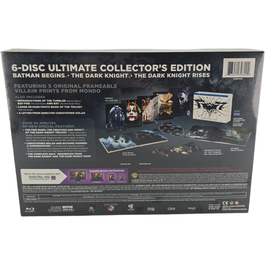 The Dark Knight Trilogy Blu-ray Ultimate Collector's Édition Zone Libre