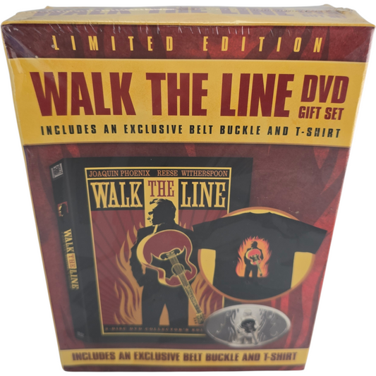 Walk The Line DVD + T-shirt+ ceinture Édt Collector Ltd Joaquin Phoenix Zone A