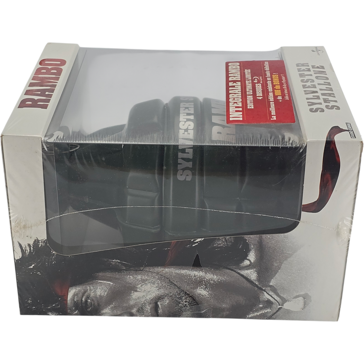 Rambo  Collection Blu-ray : 4 Films Collector Coffret Grenade Packaging Zone B