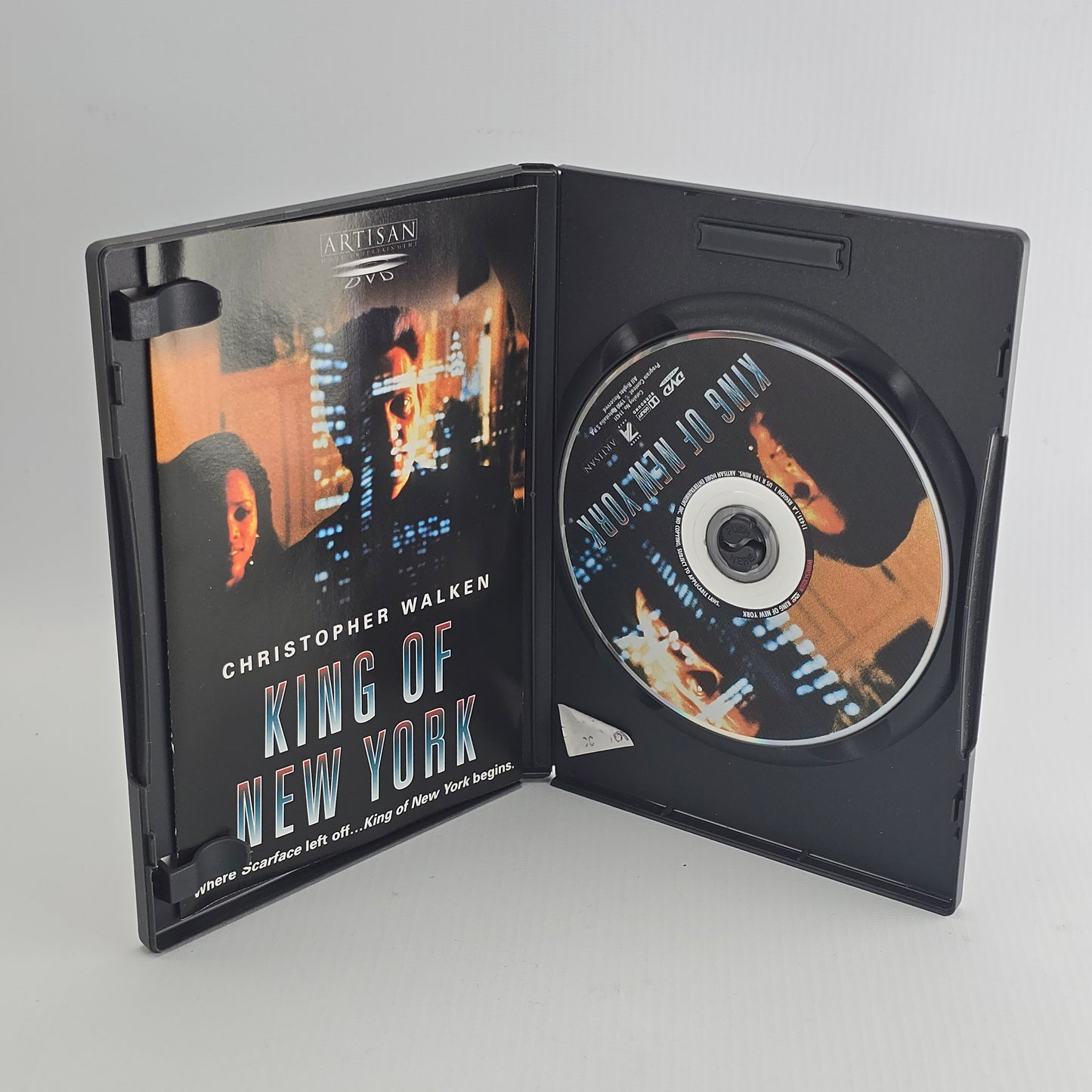 King of New York  DVD Christopher Walken, Laurence Fishburne, Zone 1  US Import