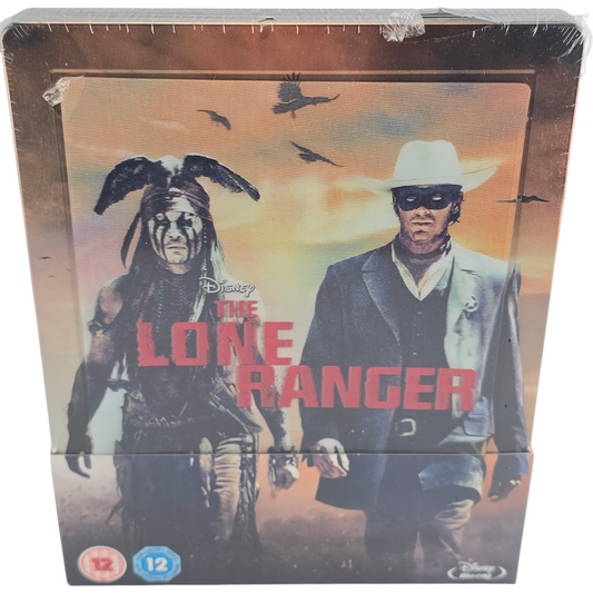 The Lone Ranger Blu-ray SteelBook Lenticular Zavvi Johnny Depp Zone B.A