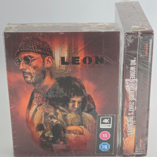 Leon Director's Cut 4K Ultra HD + Blu-ray SteelBook Zavvi Collector Numérotée B
