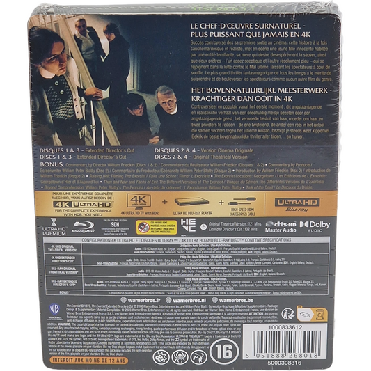 L'Exorciste Steelbook 4K Ultra HD+Blu-ray France Blu-ray Zone B