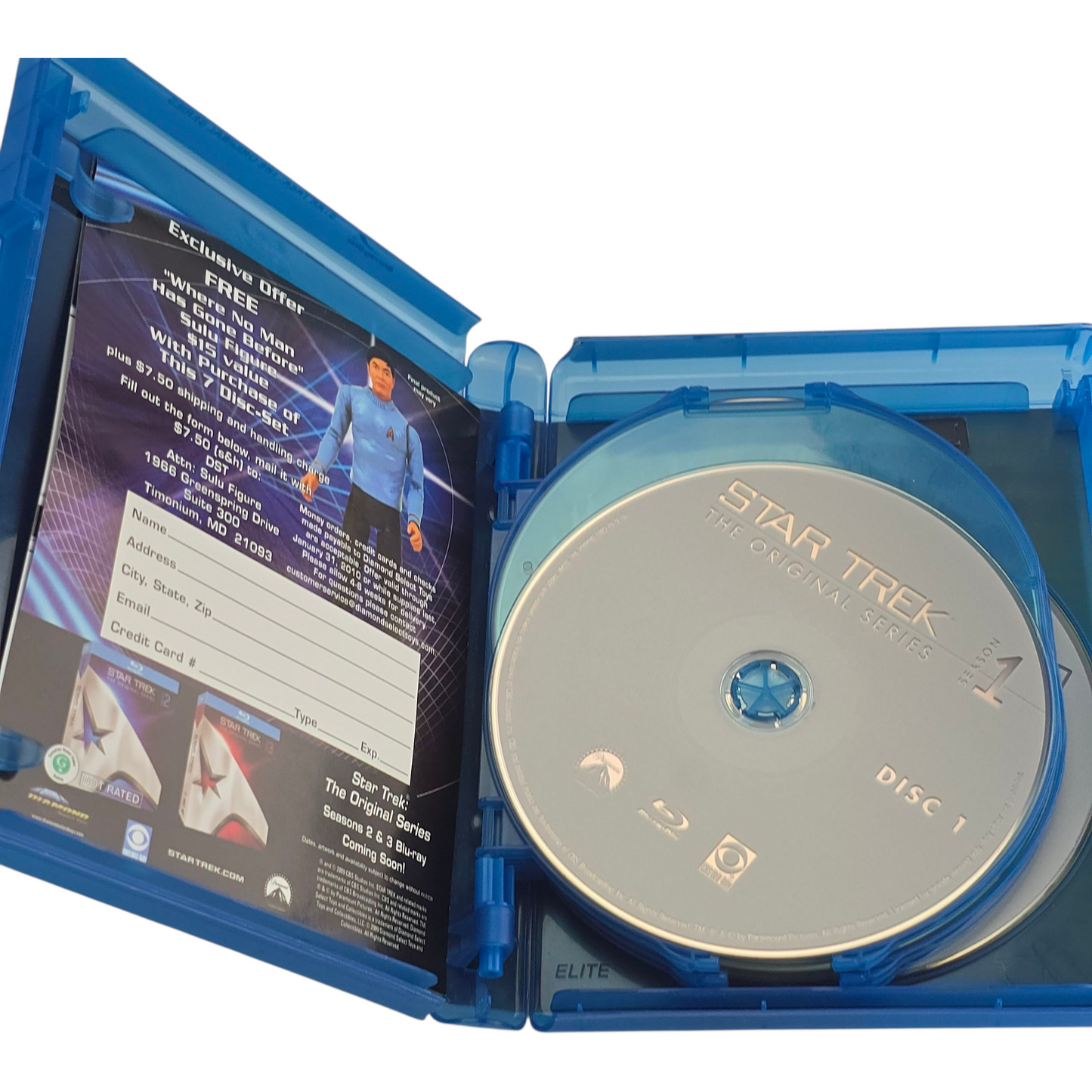 Star Trek -The Original Series: Season 1 Blu-Ray Zone 1 (1966–1967) Import USA