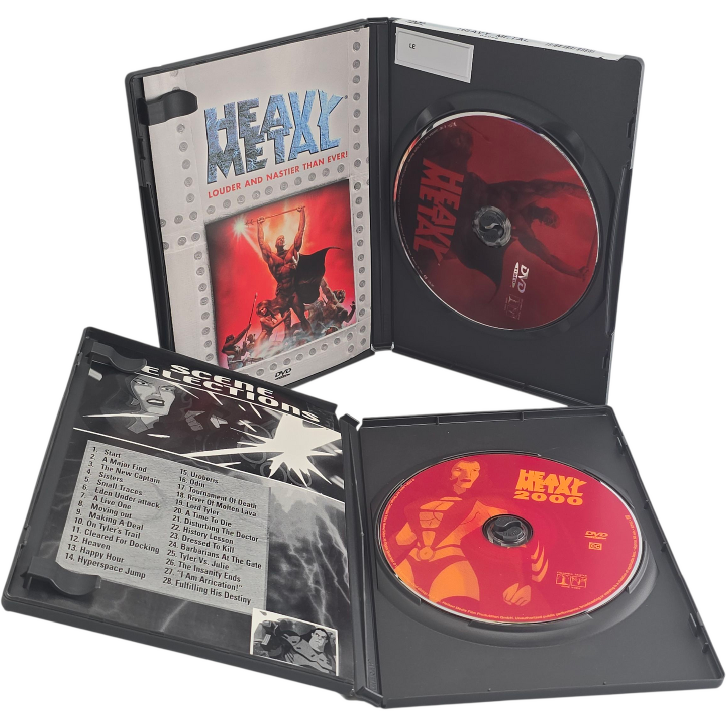 Heavy Metal & Heavy Metal 2000 DVD Box Set Double Feature DigiPack Region 1