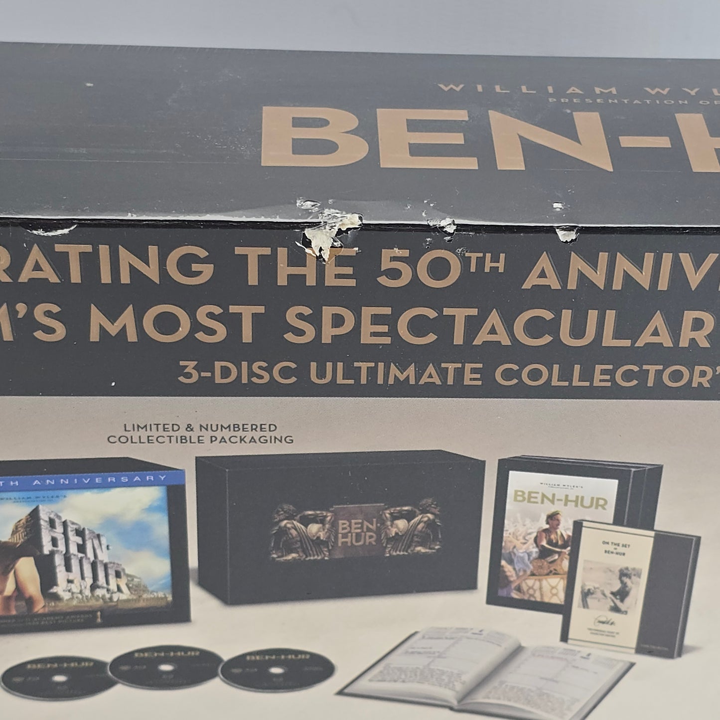 Ben-Hur Blu-ray Coffret Prestige Ultimate Collector Edt Charlton Heston  Zone 1